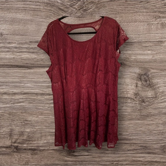 NWT-American Rag Burgundy Dress Size 3X - Picture 1 of 7